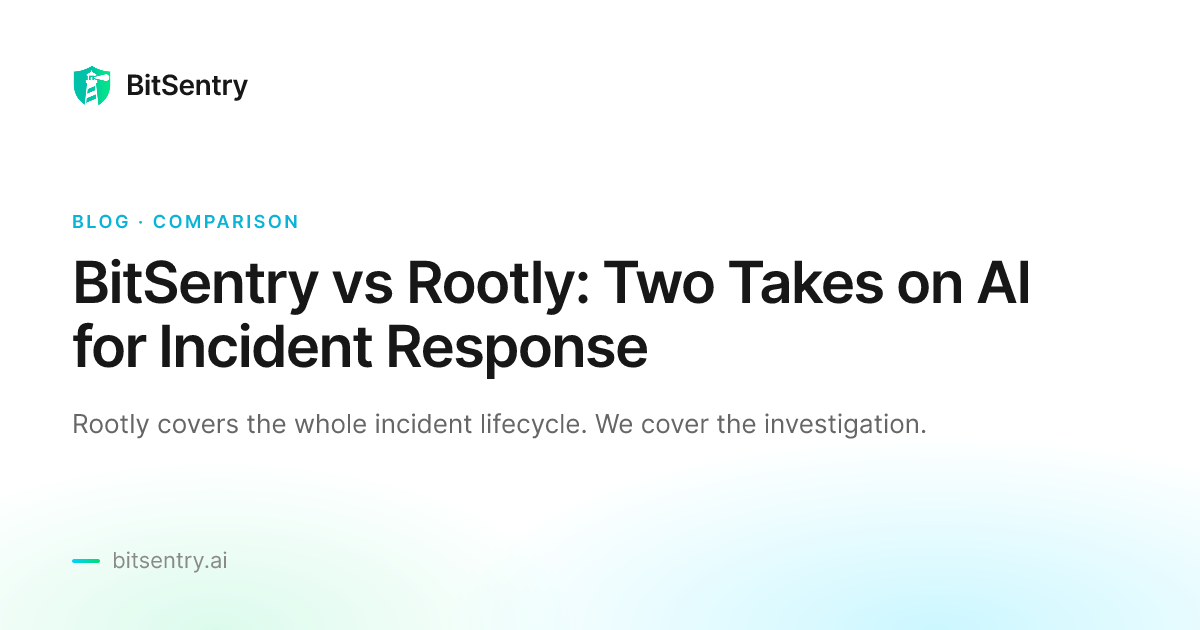 BitSentry vs Rootly: Two Takes on AI for Incident Response