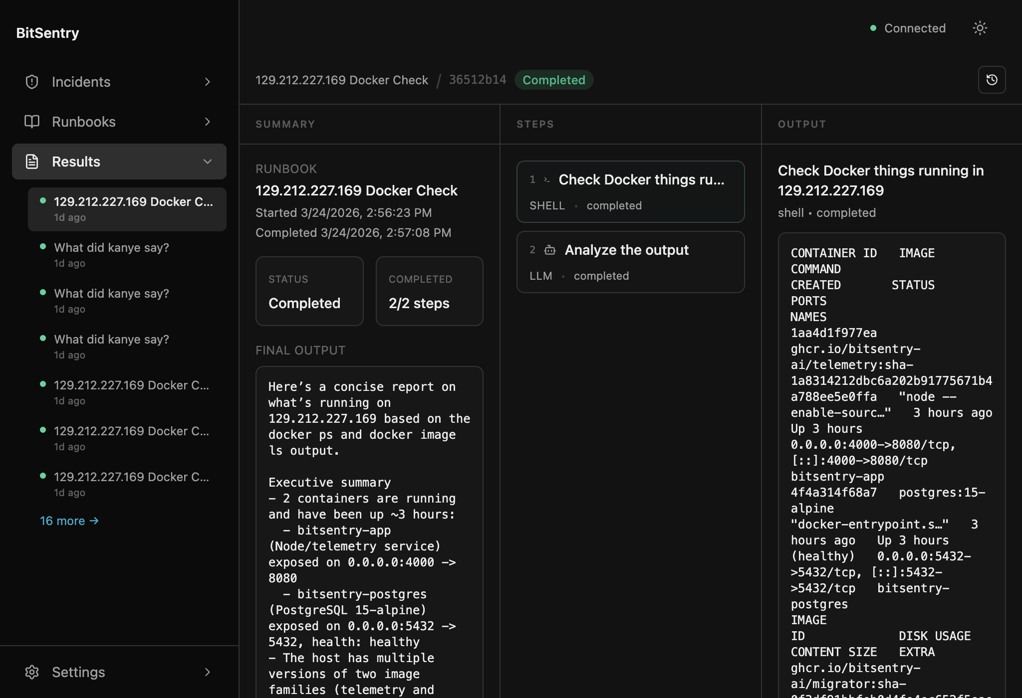 Review Results and Act